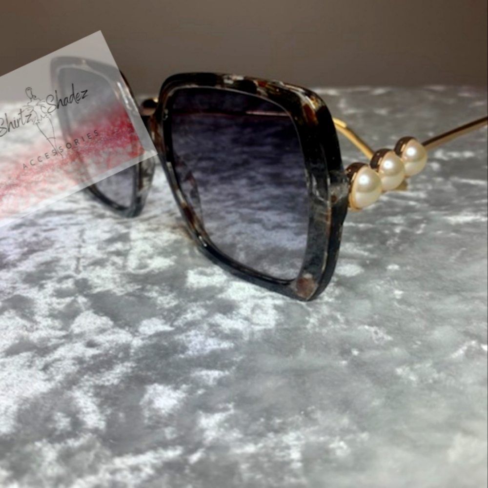 Pearl and tortoise sunglasses